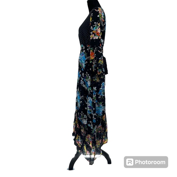 RIXO London Chrissy Patchwork Maxi Dress - Picture 6 of 13